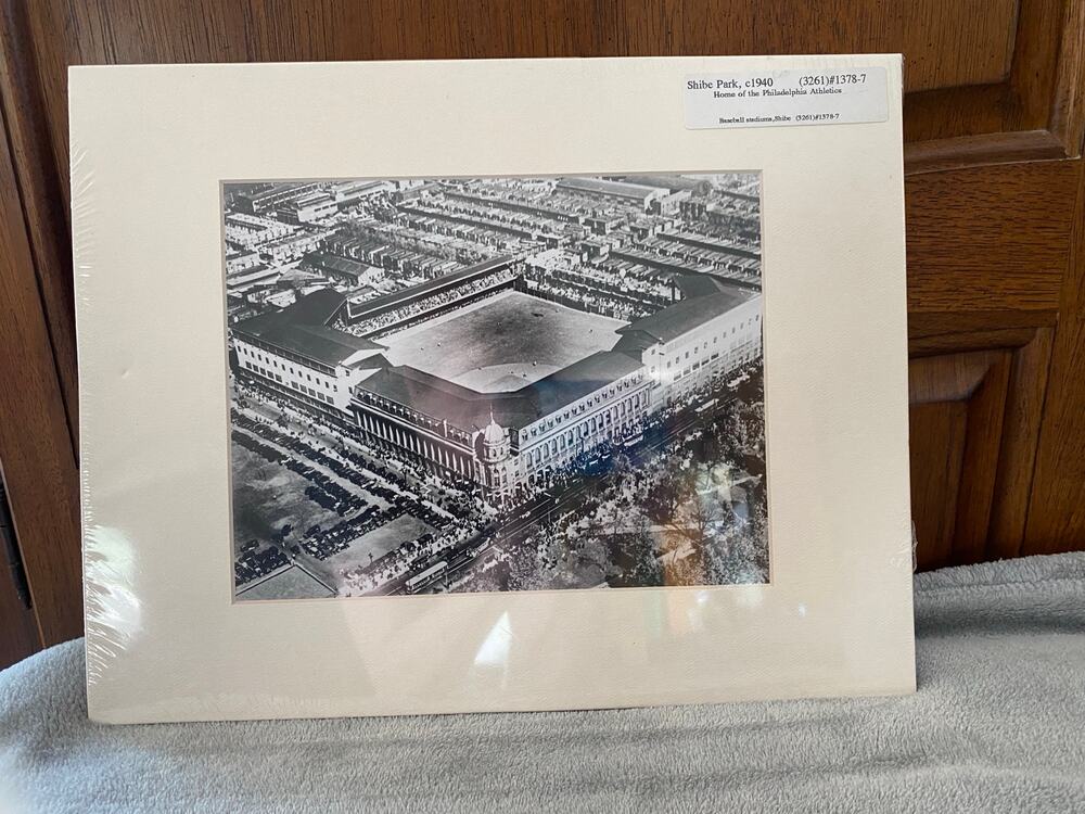 Vintage Black & White Photo of Shibe Park - Philadelphia, PA
